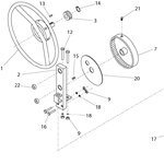 Handwheel Assembly <br />(BWE-150 / 150J / 200 / 200J / 250 / 250J)